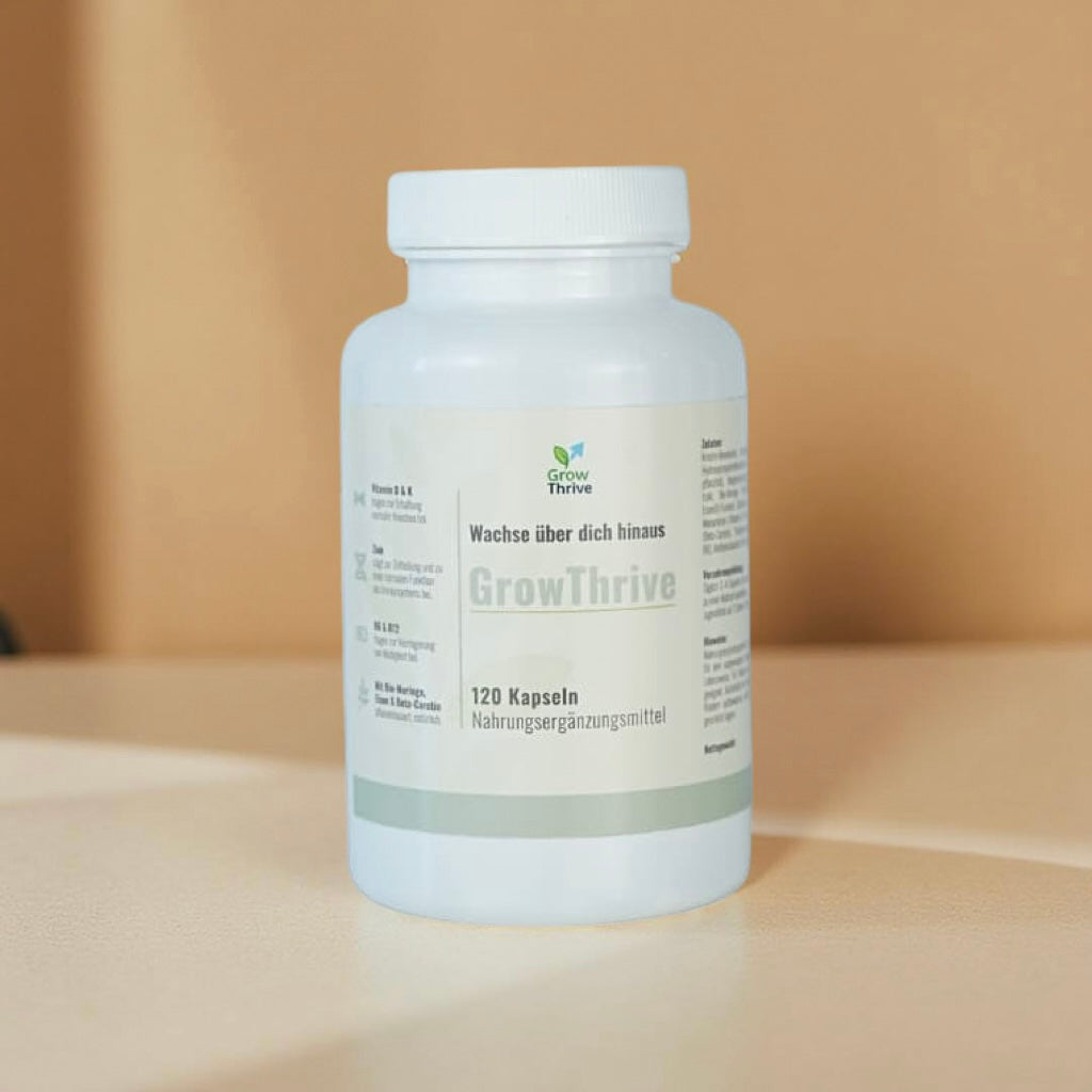 GrowThrive – Dein 5-in-1 Supplement für natürliches Wachstum