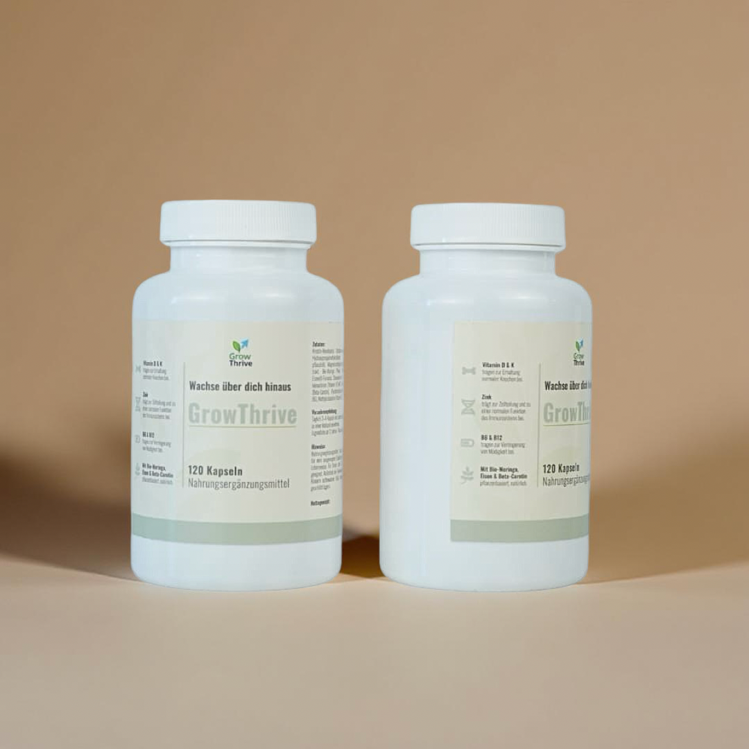 GrowThrive – Dein 5-in-1 Supplement für natürliches Wachstum